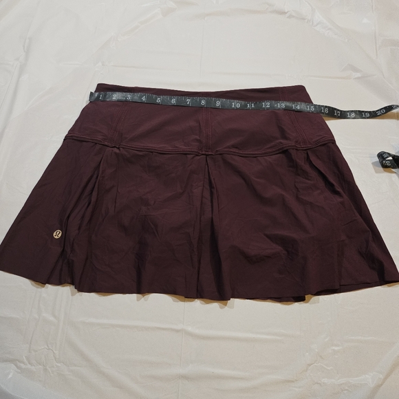 Lululemon Lost In Pace Mid-Rise Skirt (Regular) 13" (Dark Adobe) Size 8 - Picture 14 of 15